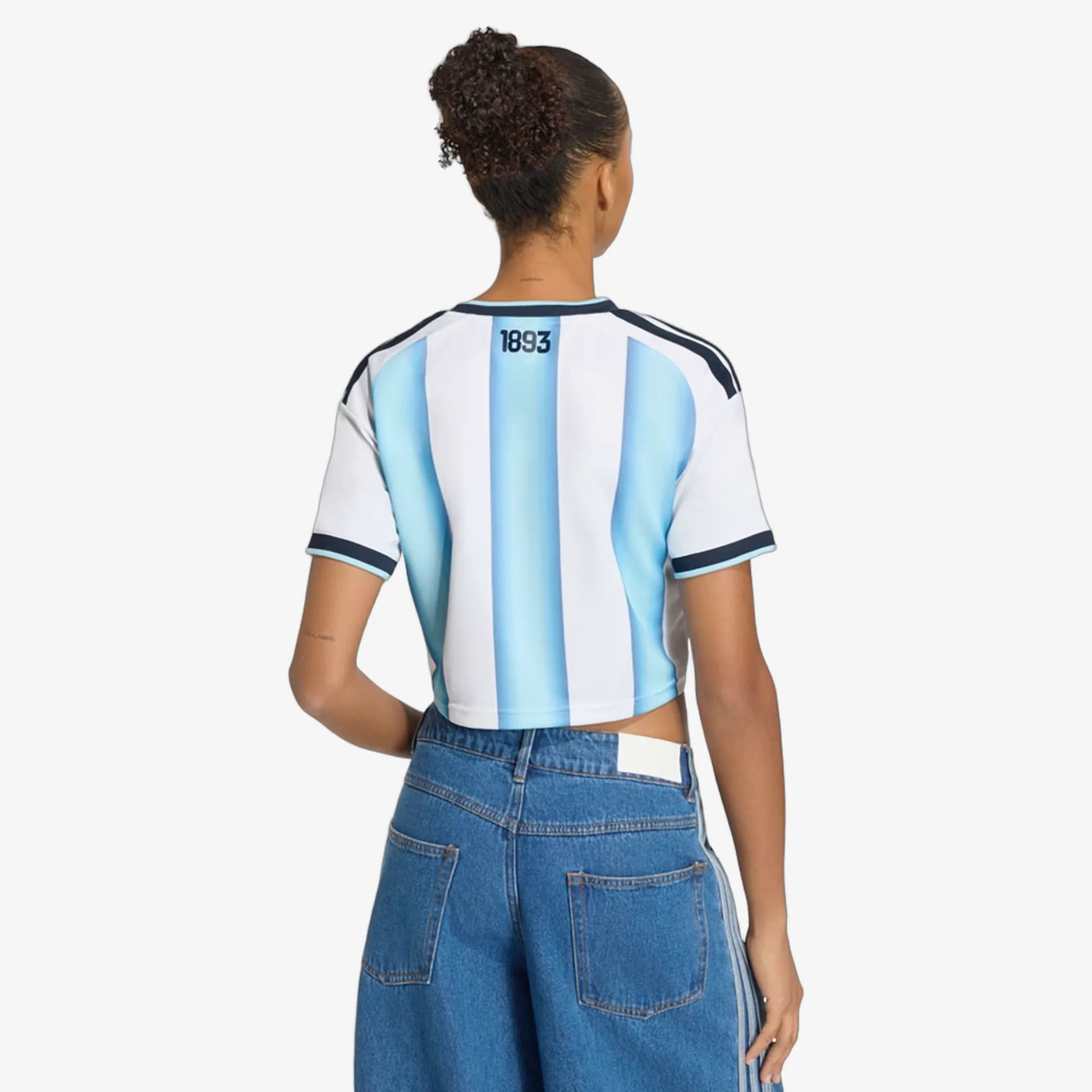 Argentina 2026 Home Cropped Jersey - Back View
