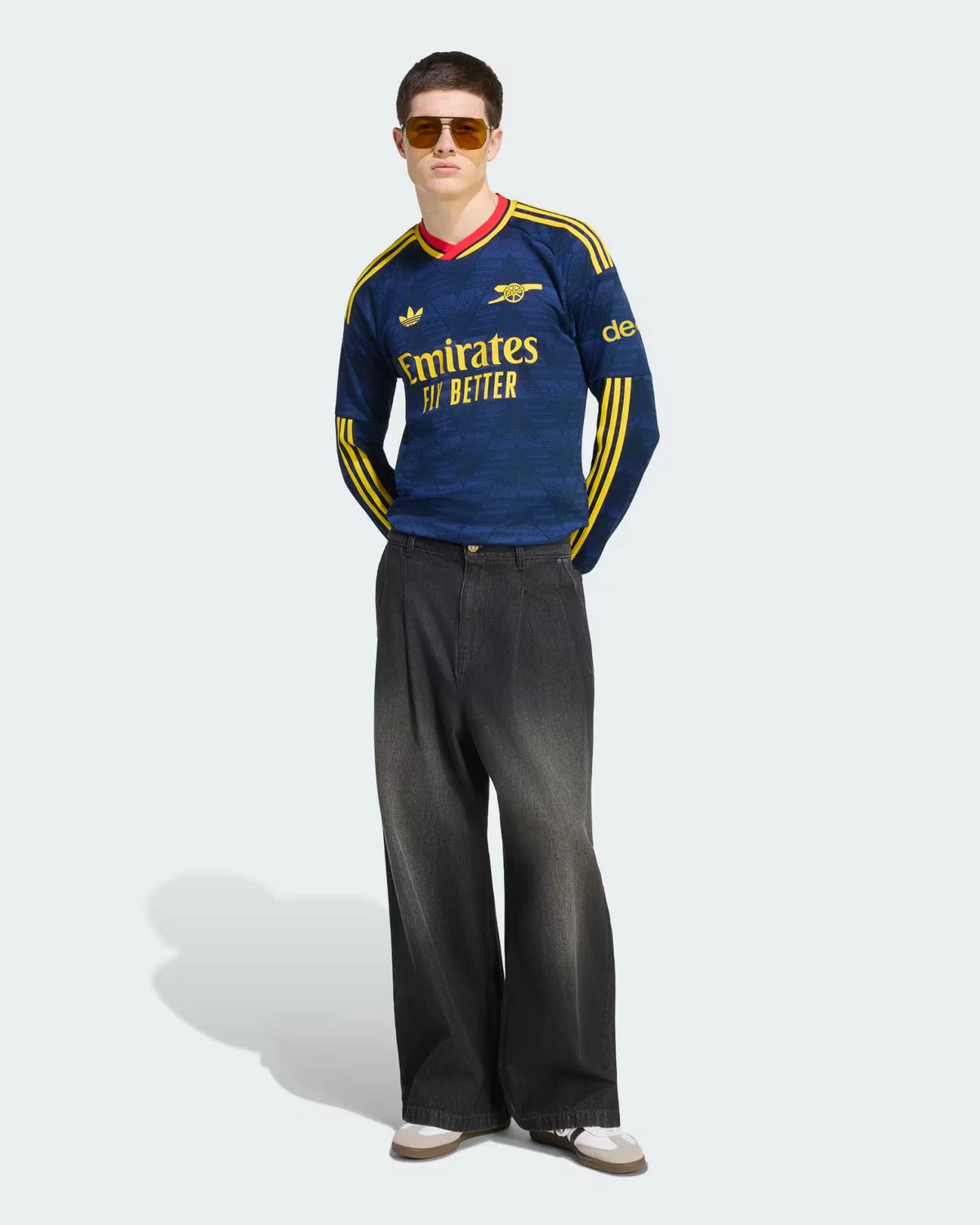 Arsenal 26-27 Long Sleeve Away Jersey - Detail