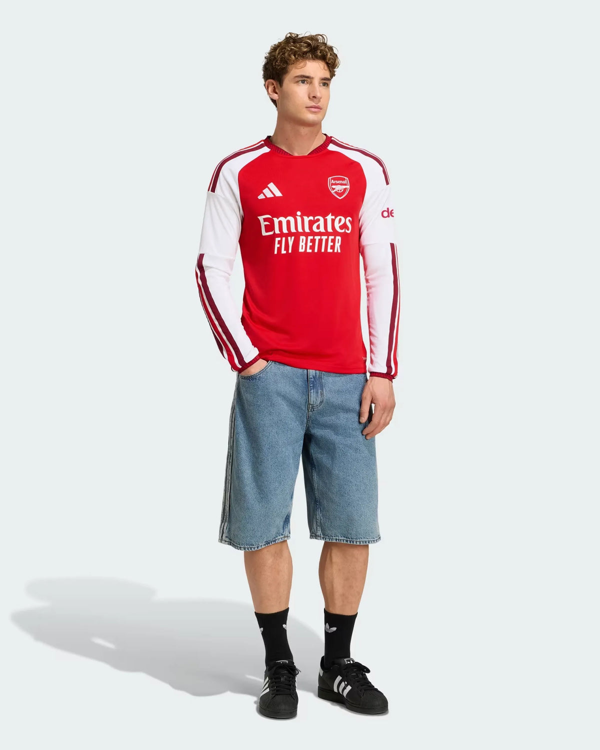 Arsenal 26-27 Long Sleeve Home Jersey - Detail