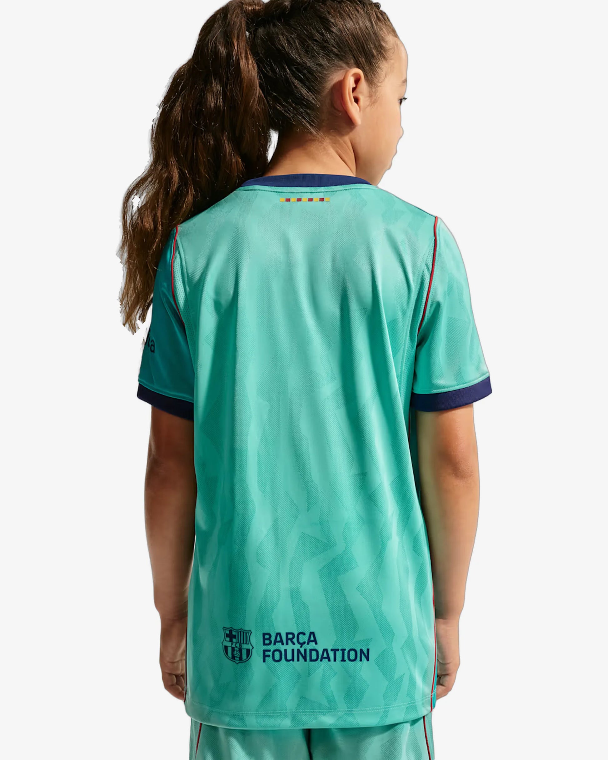 Barcelona 26-27 Third Kids Kit - Back View