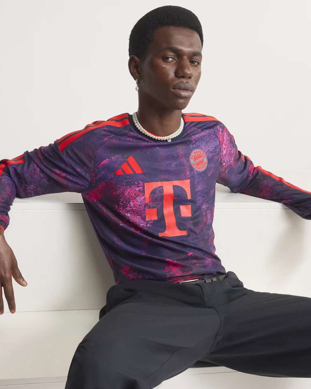 Bayern Munich 26-27 Player Version Long Sleeve Third Jersey - Detail
