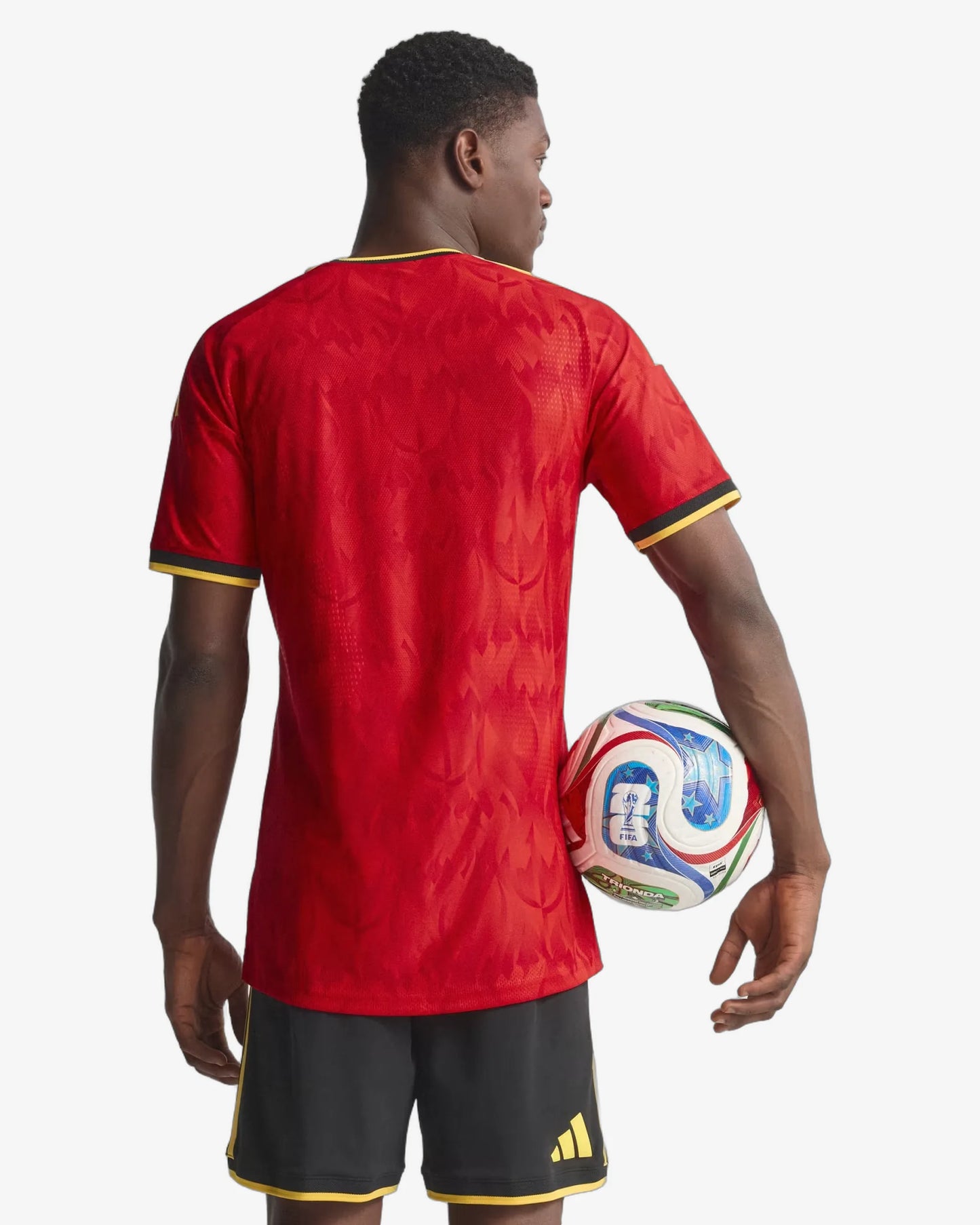 Belgium 2026 Player Version Home Jersey - Back View