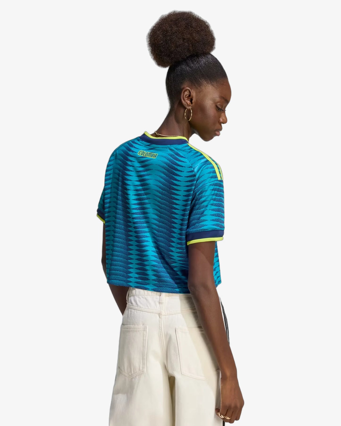 Colombia 2026 Away Cropped Jersey - Back View