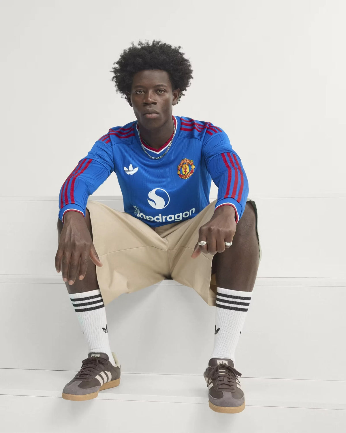 Manchester United 26-27 Player Version Long Sleeve Away Jersey - Detail