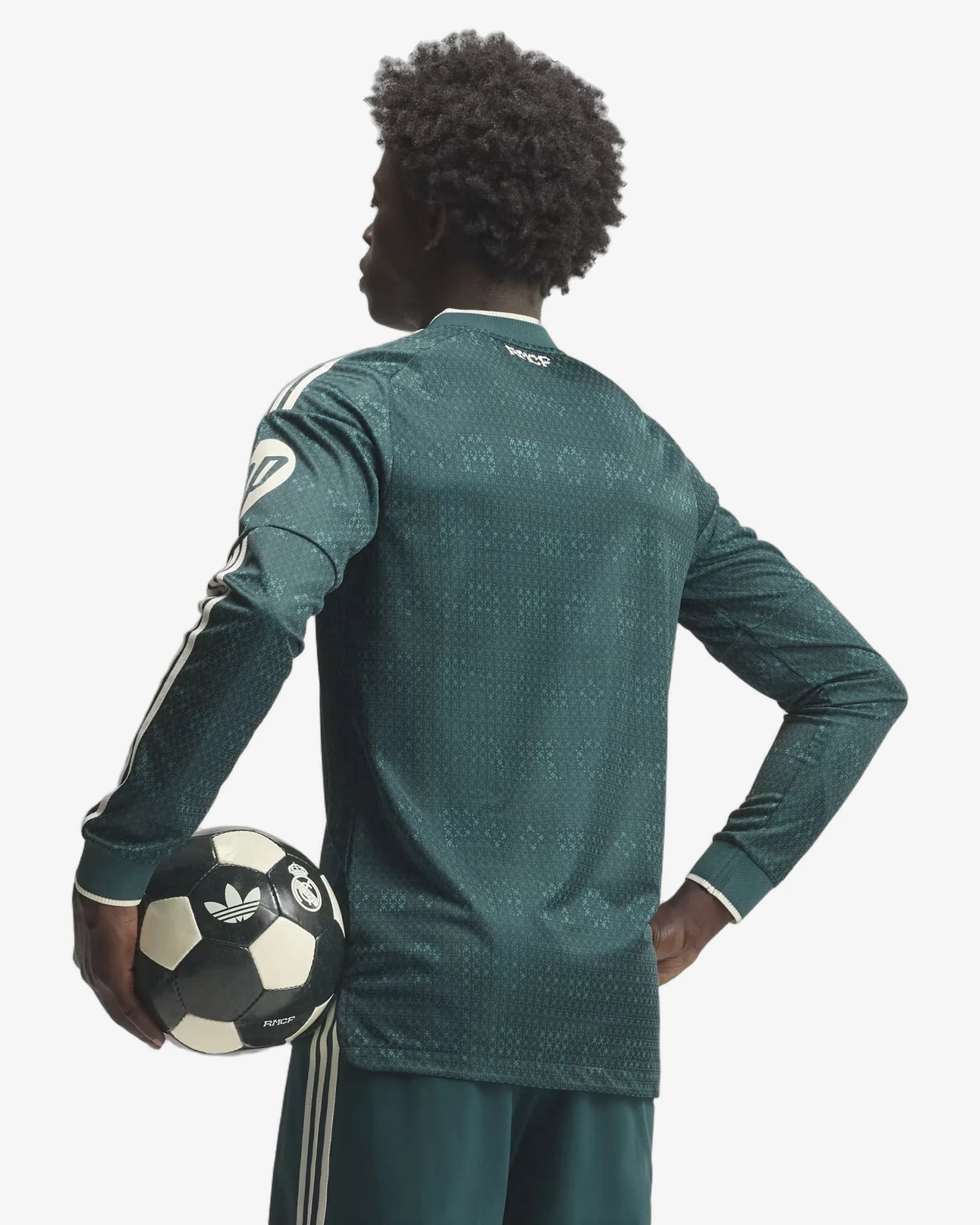 Real Madrid 26-27 Player Version Long Sleeve Away Jersey - Back View