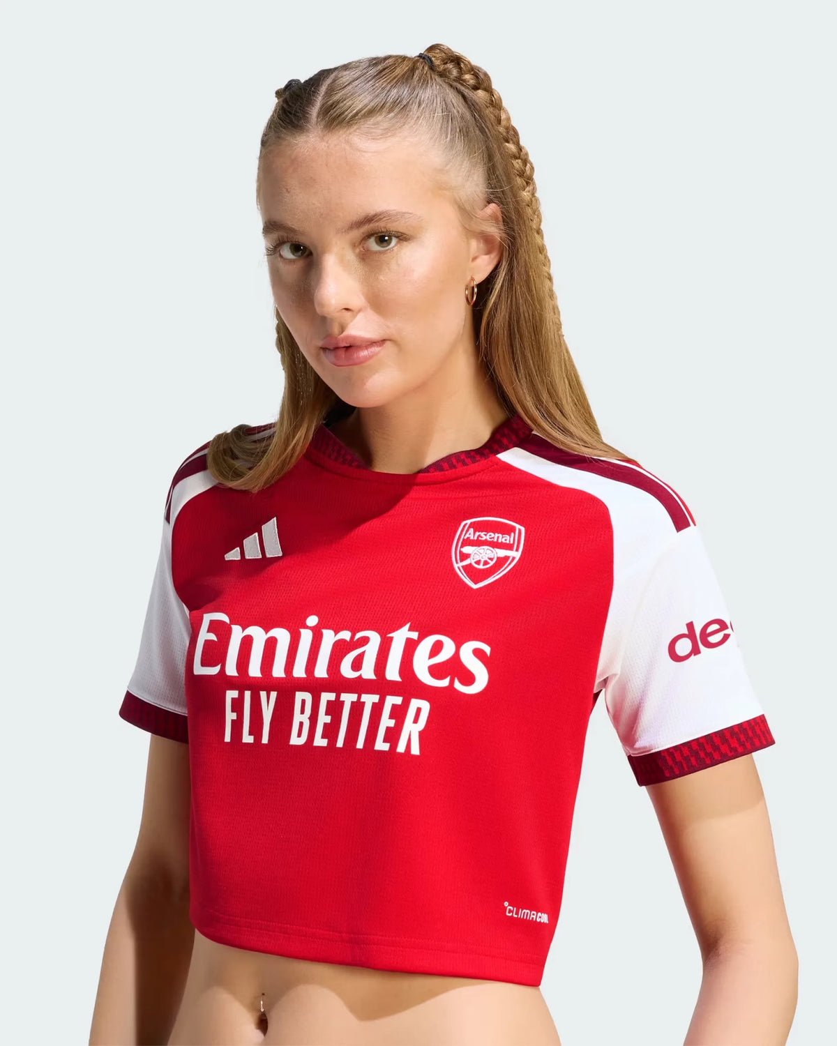 Arsenal 26-27 Home Cropped Jersey - Detail