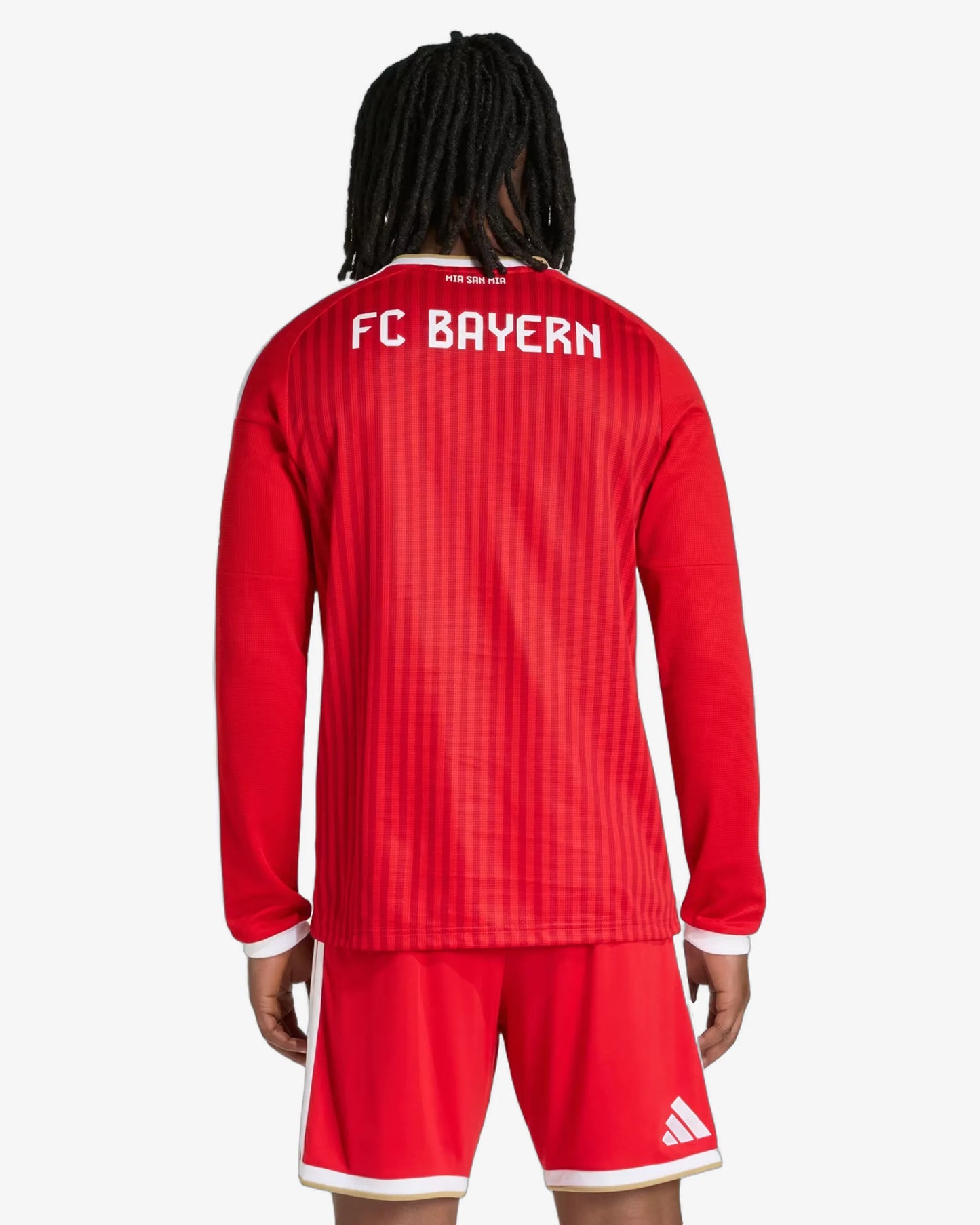 Bayern Munich 26-27 Long Sleeve Home Jersey - Back View