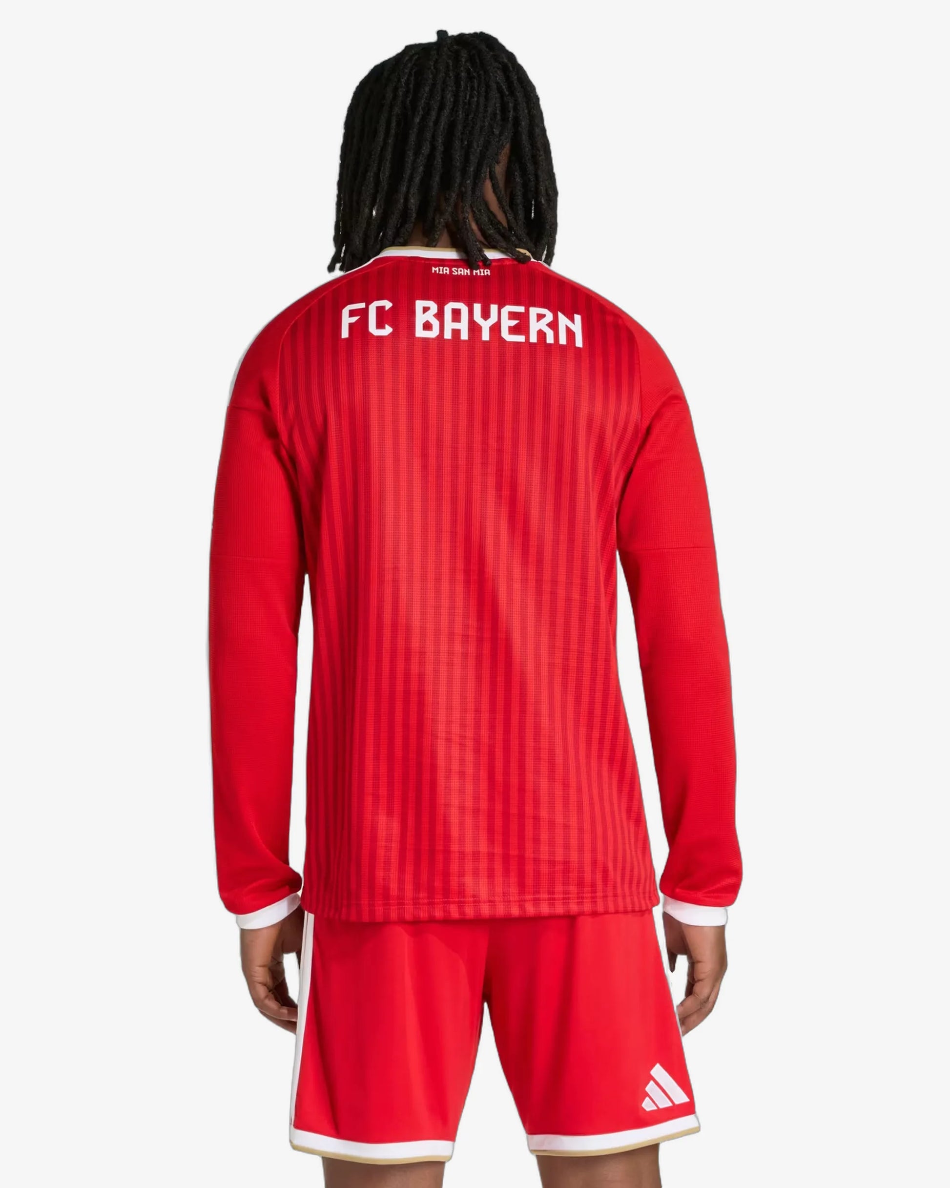 Bayern Munich 26-27 Long Sleeve Home Jersey - Back View
