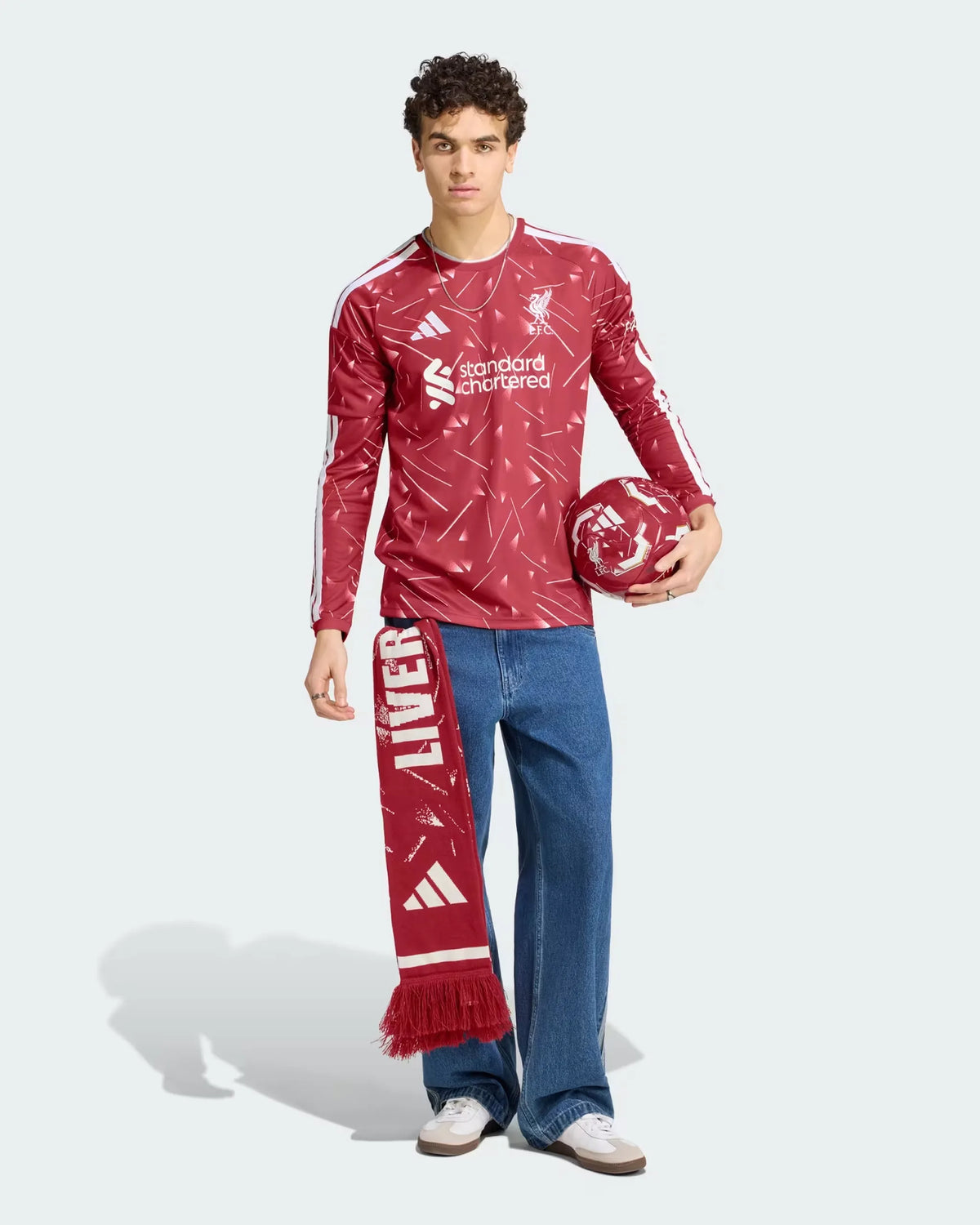 Liverpool 26-27 Long Sleeve Home Jersey - Detail