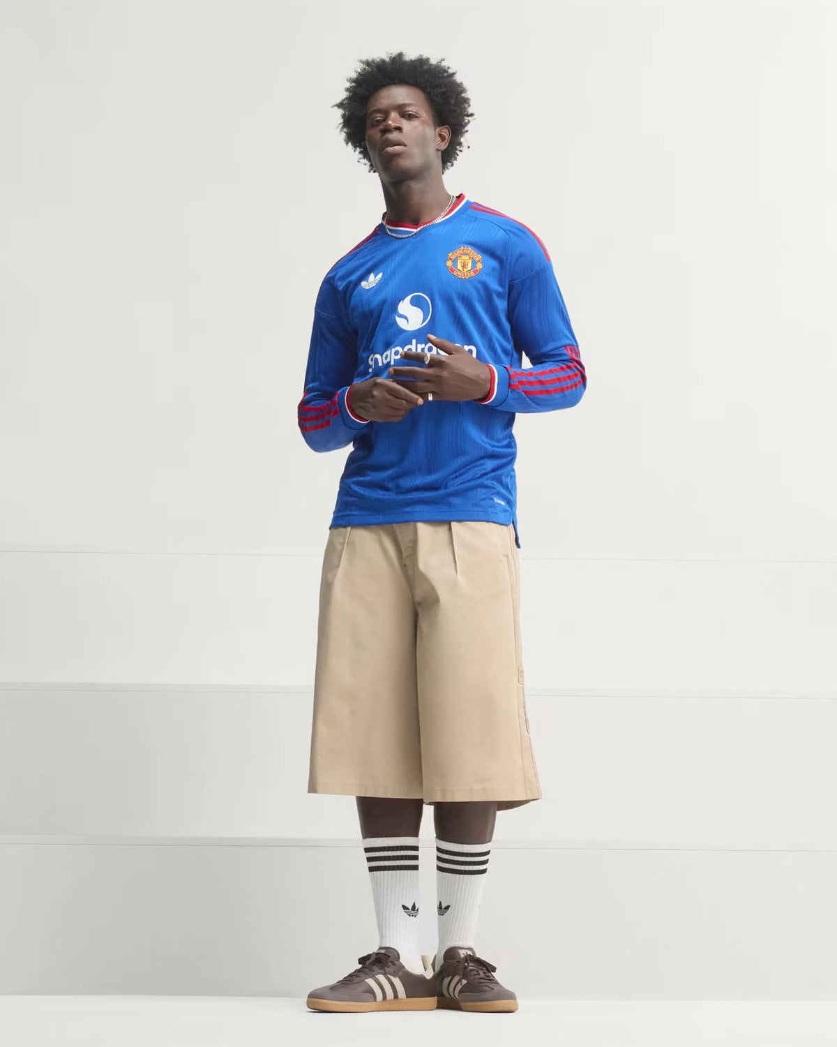 Manchester United 26-27 Player Version Long Sleeve Away Jersey - Detail