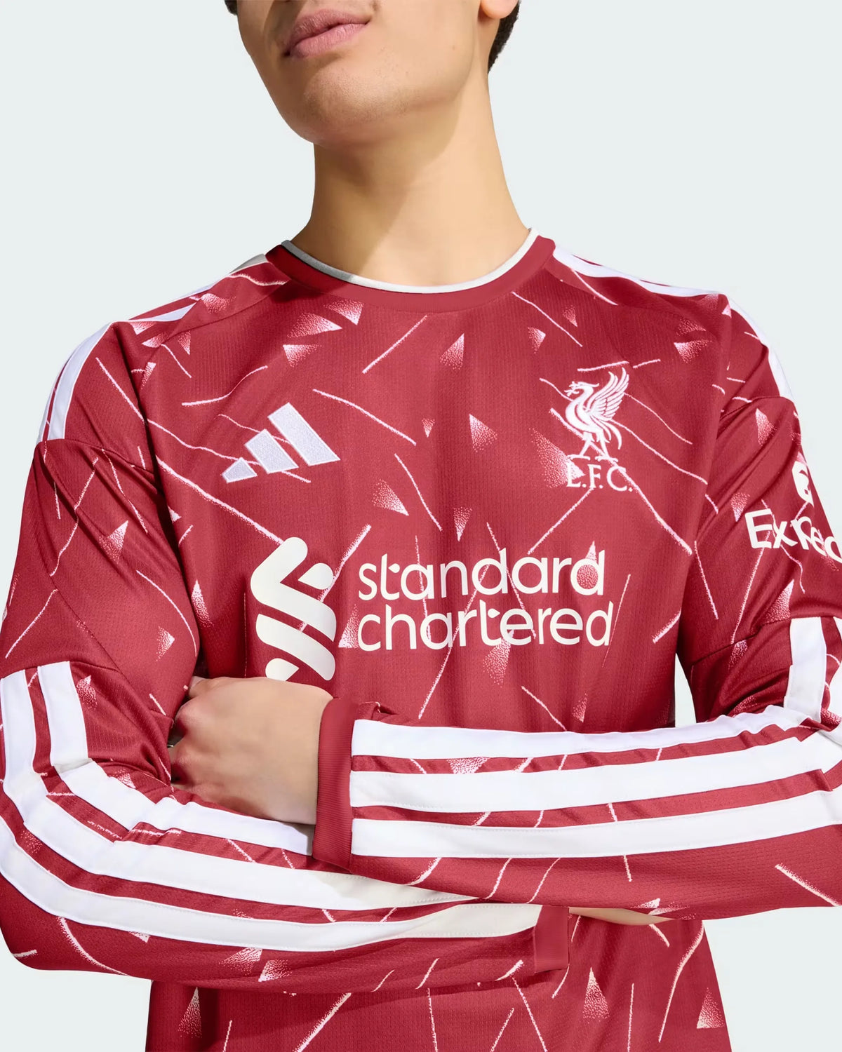 Liverpool 26-27 Long Sleeve Home Jersey - Detail