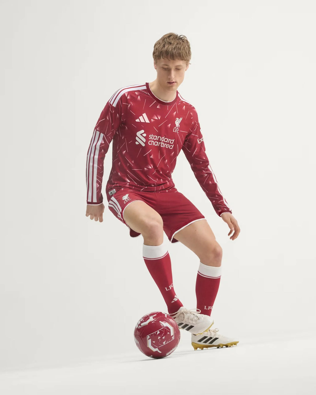 Liverpool 26-27 Player Version Long Sleeve Home Jersey - Detail