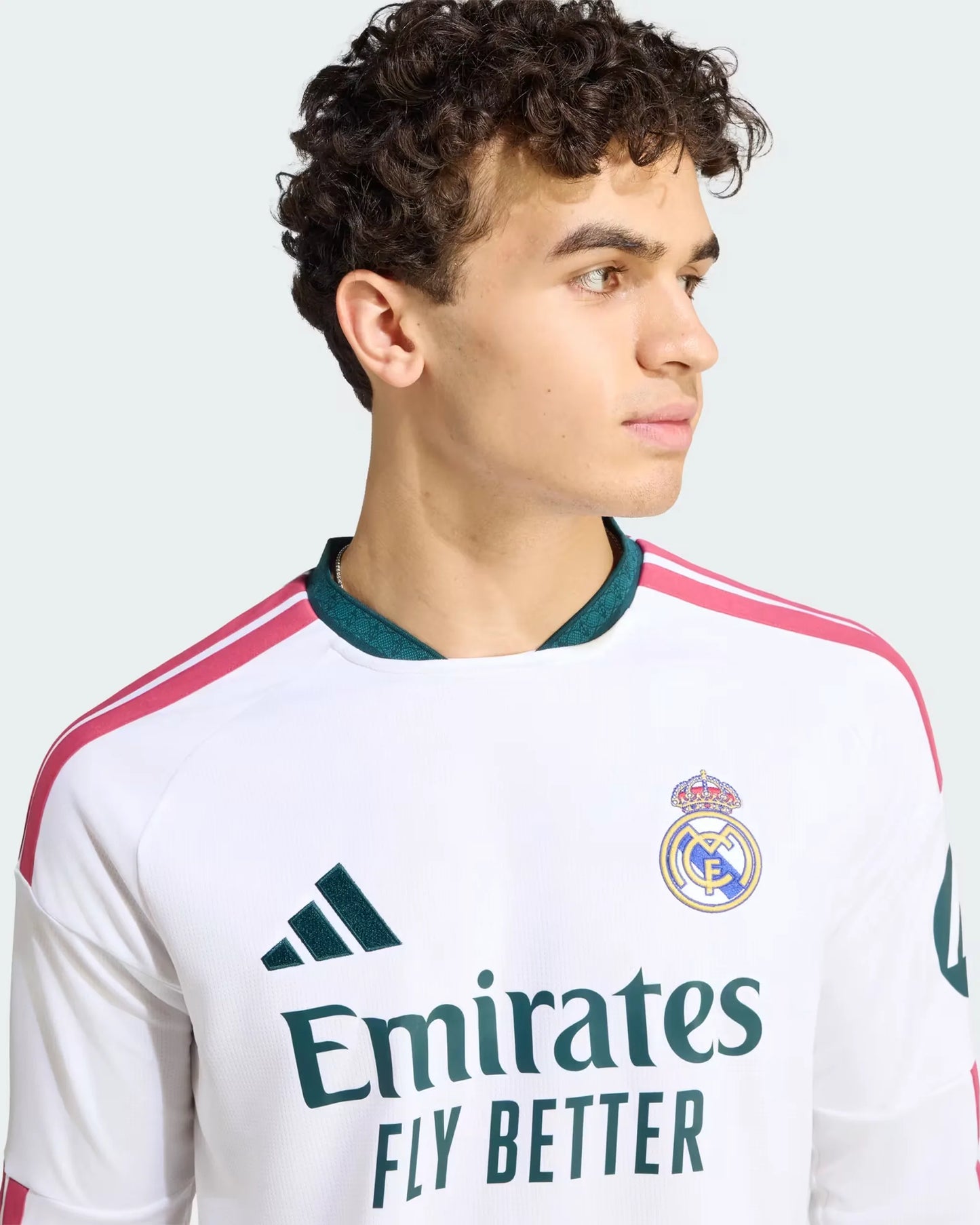 Real Madrid 26-27 Long Sleeve Home Jersey - Detail