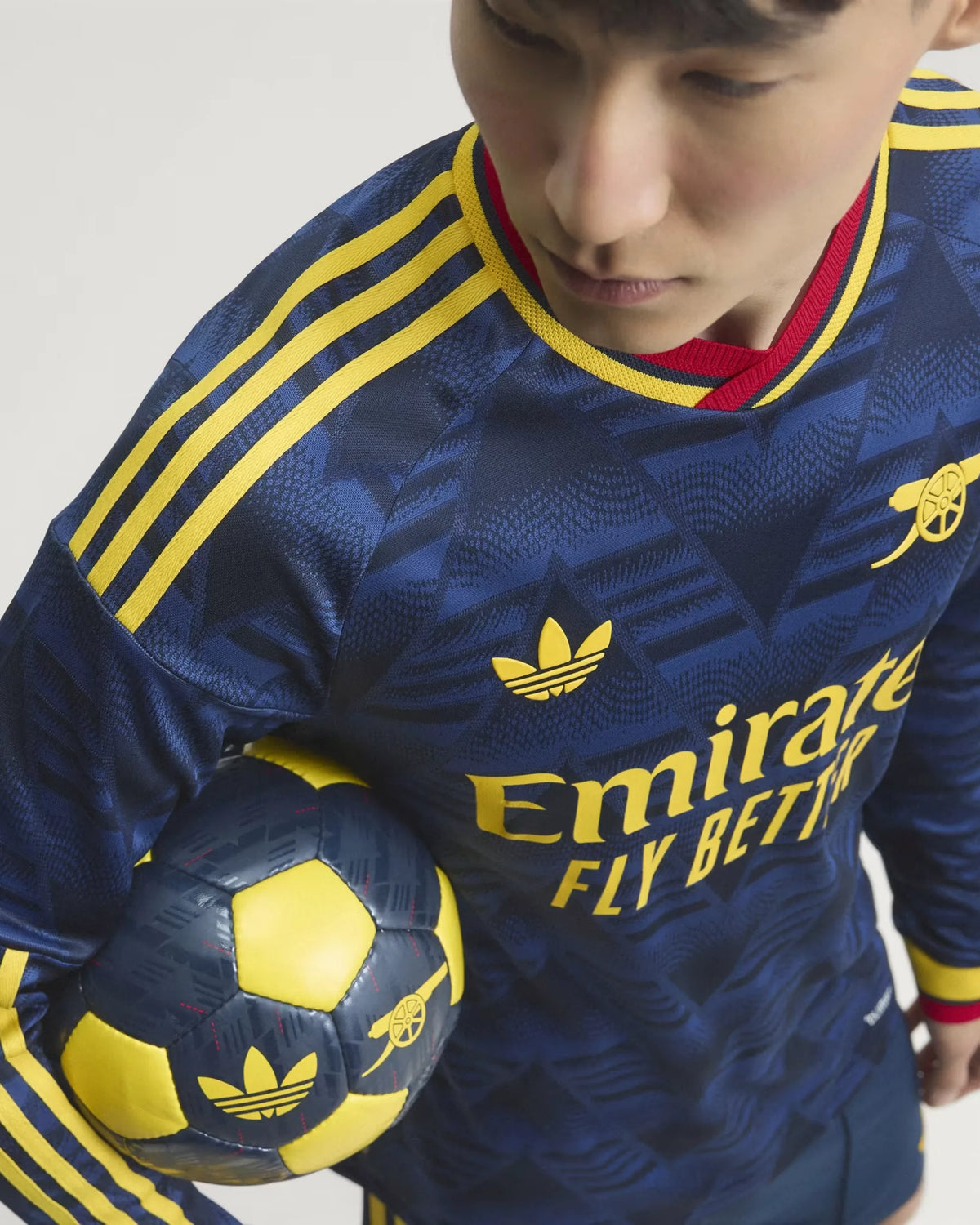 Arsenal 26-27 Player Version Long Sleeve Away Jersey - Detail
