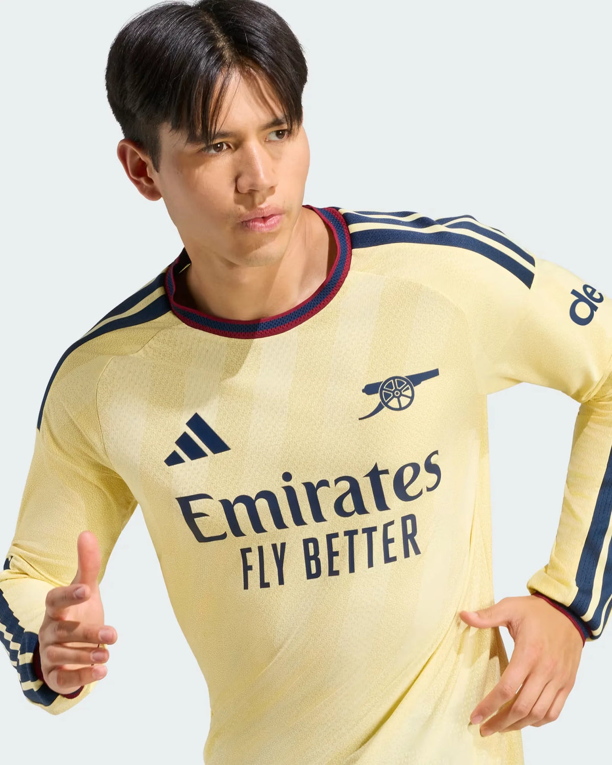 Arsenal 26-27 Player Version Long Sleeve Third Jersey - Detail