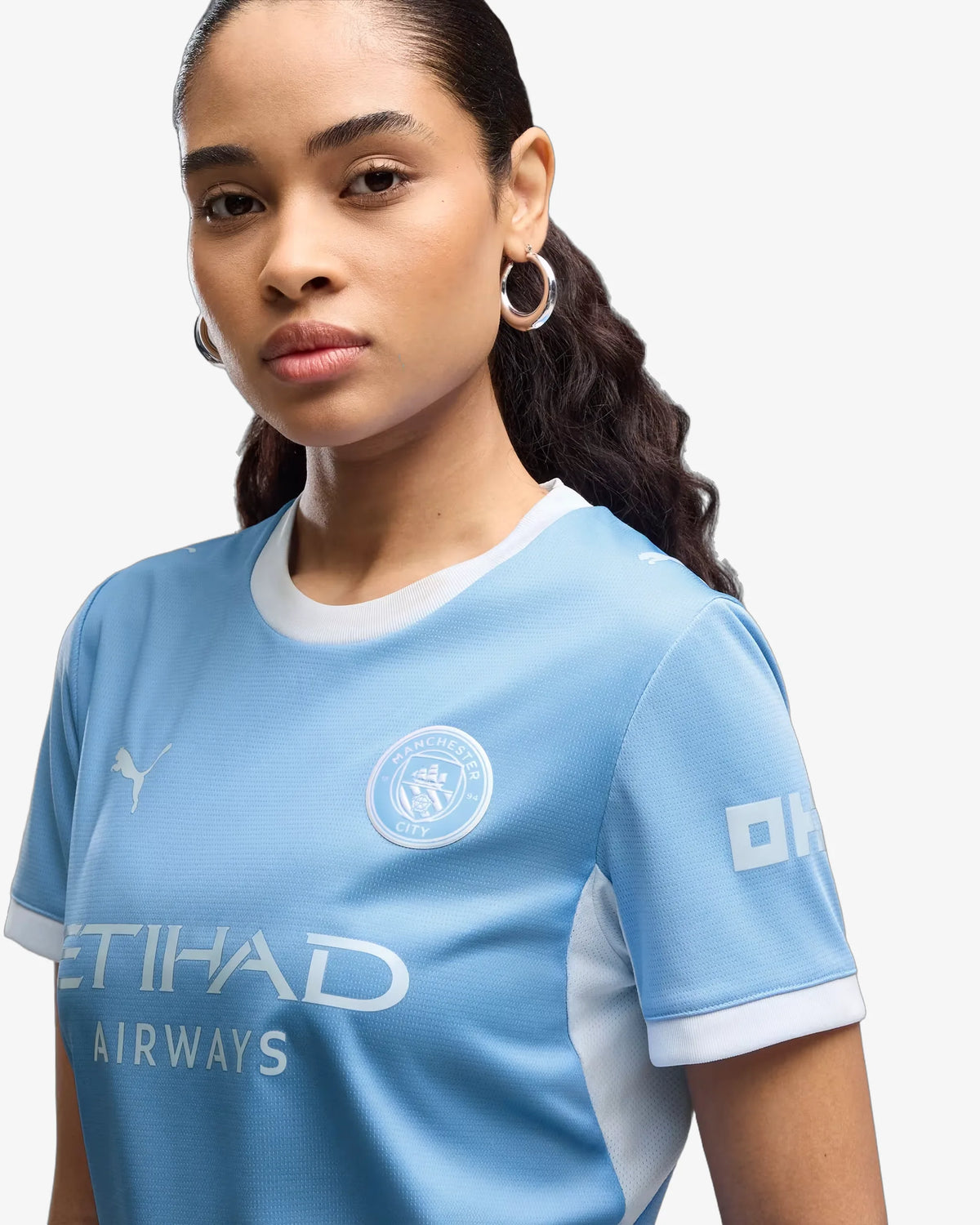 Manchester City 26-27 Home Women's Jersey - Detail