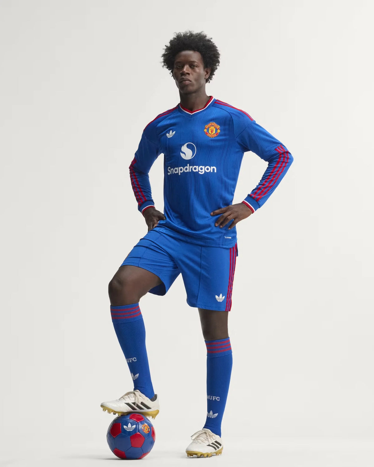 Manchester United 26-27 Player Version Long Sleeve Away Jersey - Detail