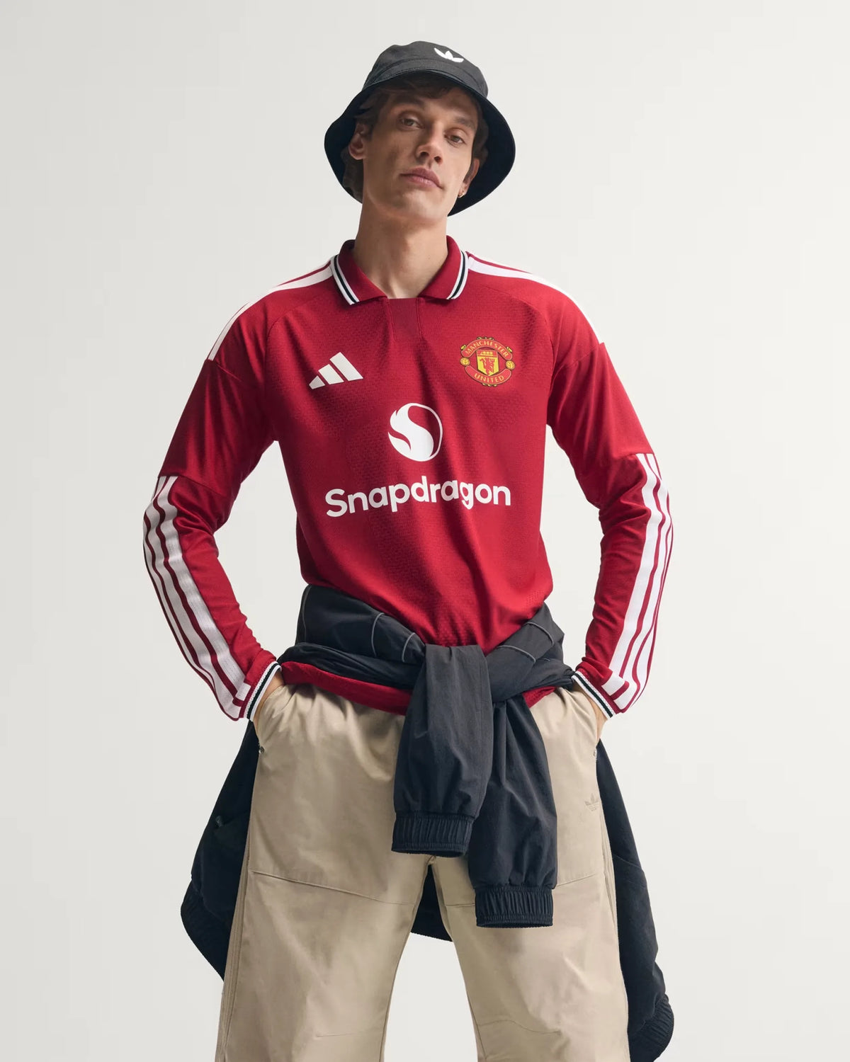 Manchester United 26-27 Player Version Long Sleeve Home Jersey - Detail