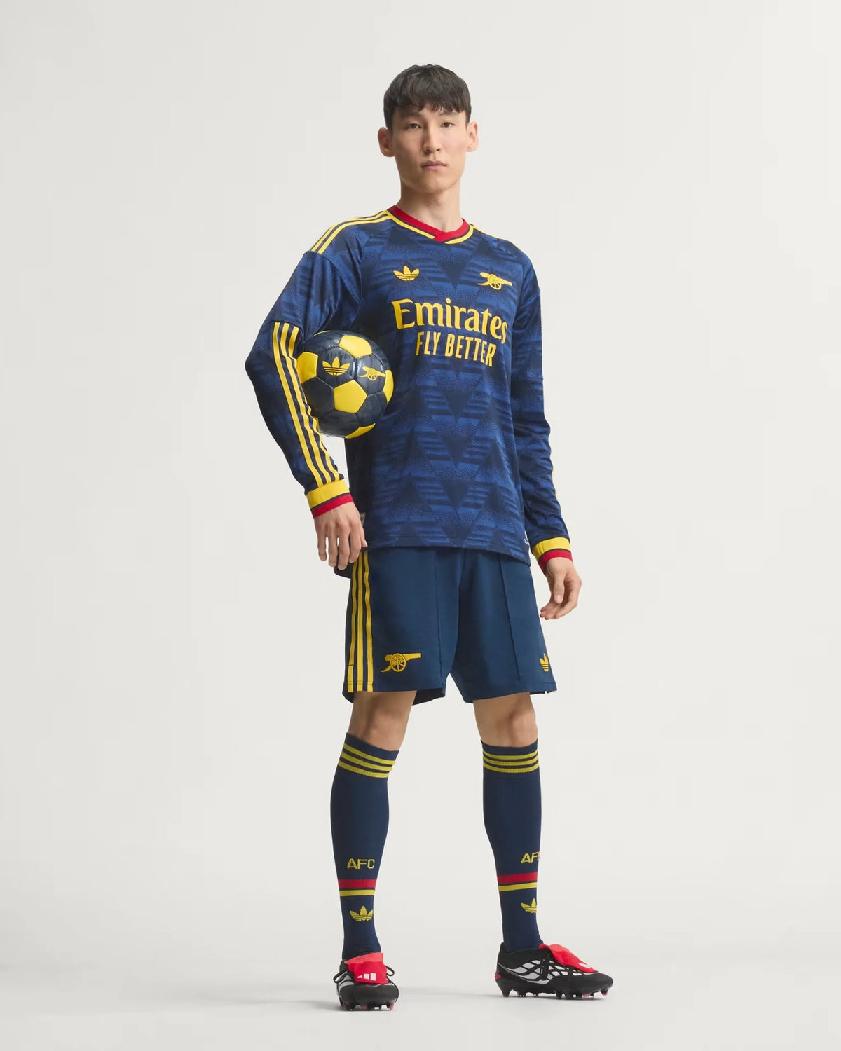 Arsenal 26-27 Player Version Long Sleeve Away Jersey - Detail