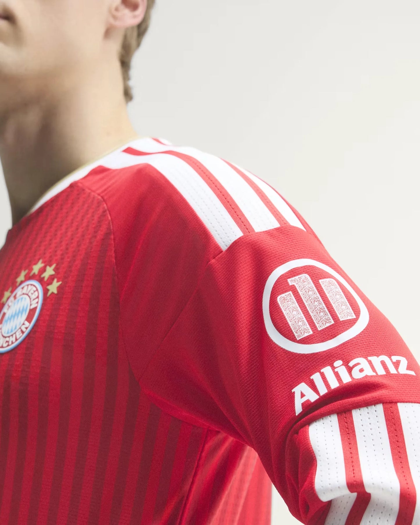 Bayern Munich 26-27 Player Version Long Sleeve Home Jersey - Detail