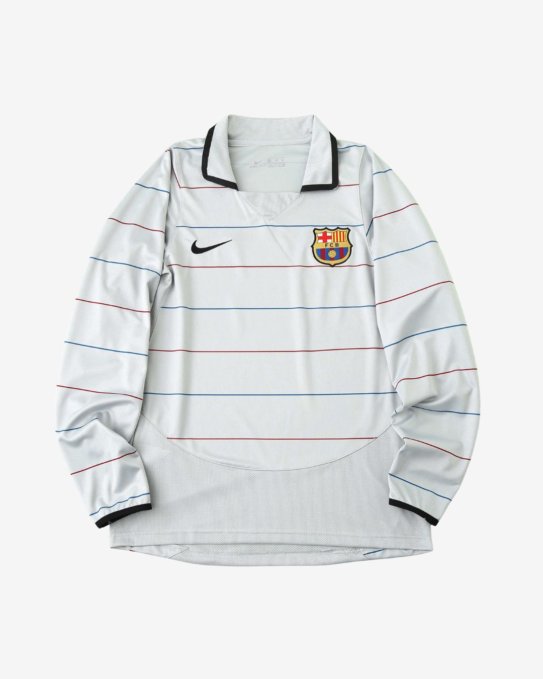 Barcelona 03-04 Away Long Sleeve Retro Jersey