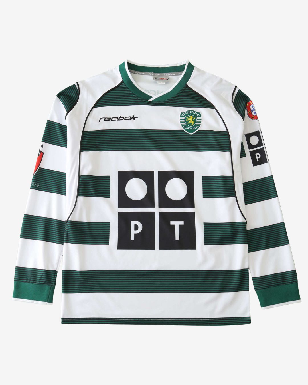 Sporting CP 01-03 Home Long Sleeve Retro Jersey