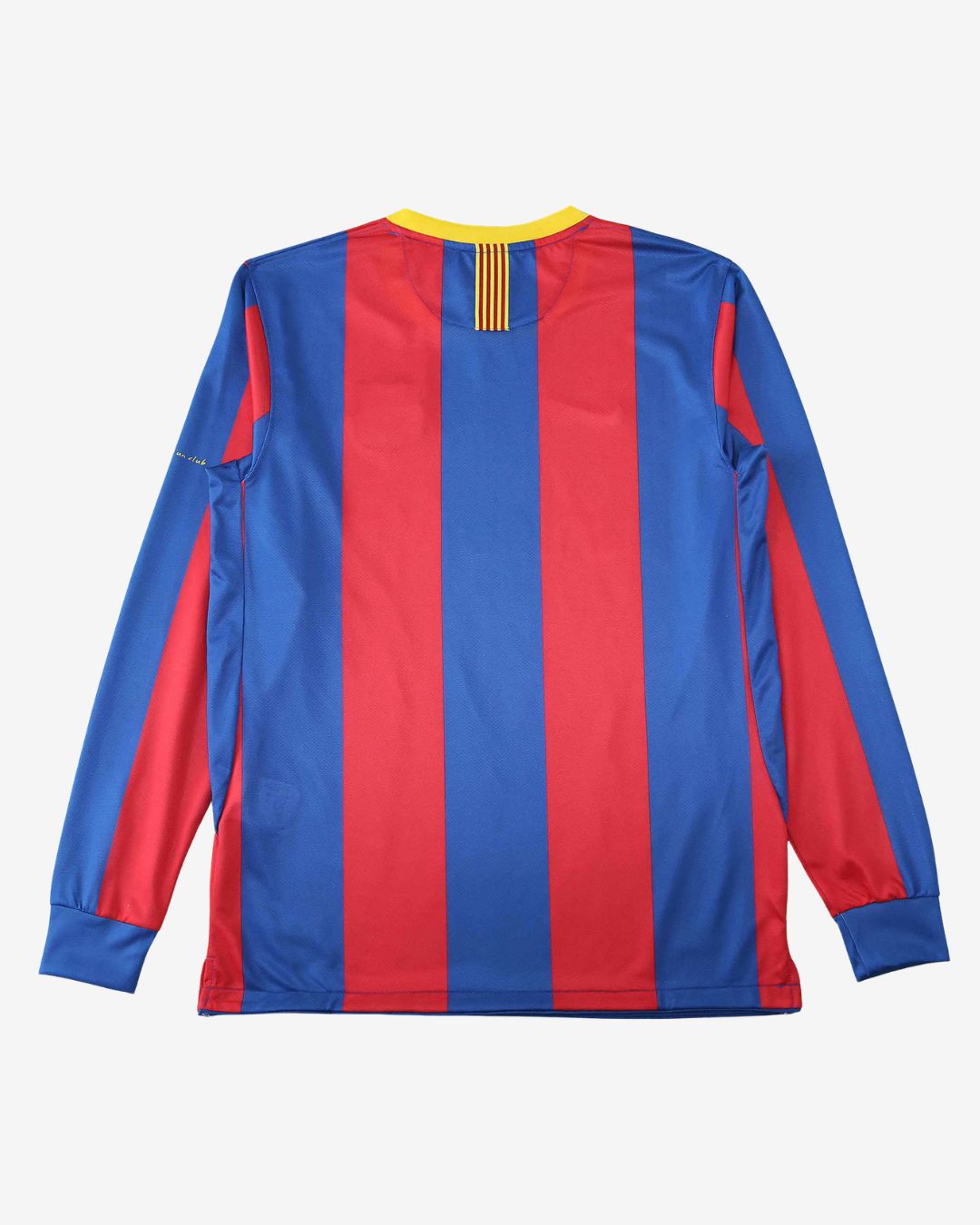 Barcelona 10-11 Home Long Sleeve Retro Jersey