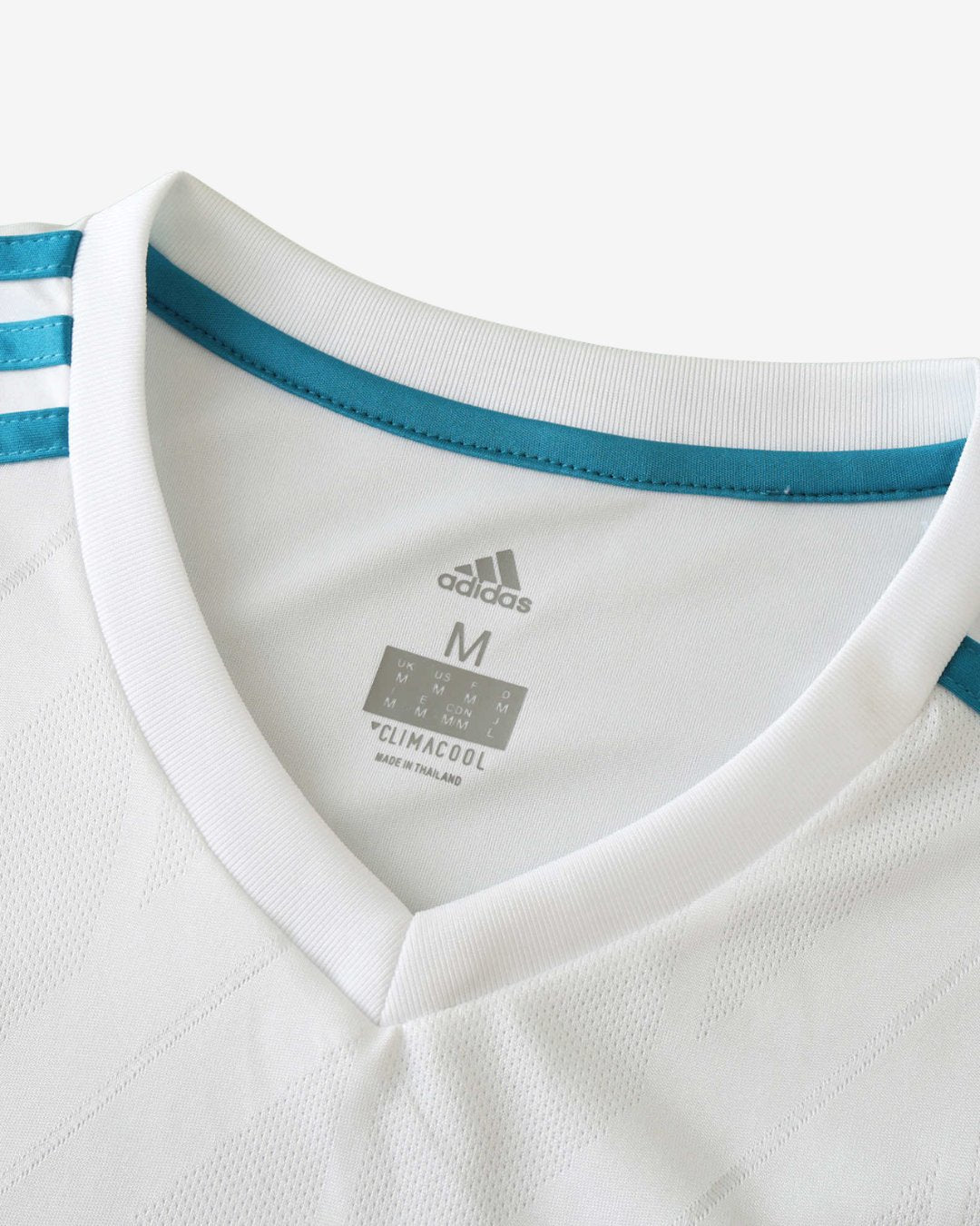 Real Madrid 17-18 Home Long Sleeve Retro Jersey