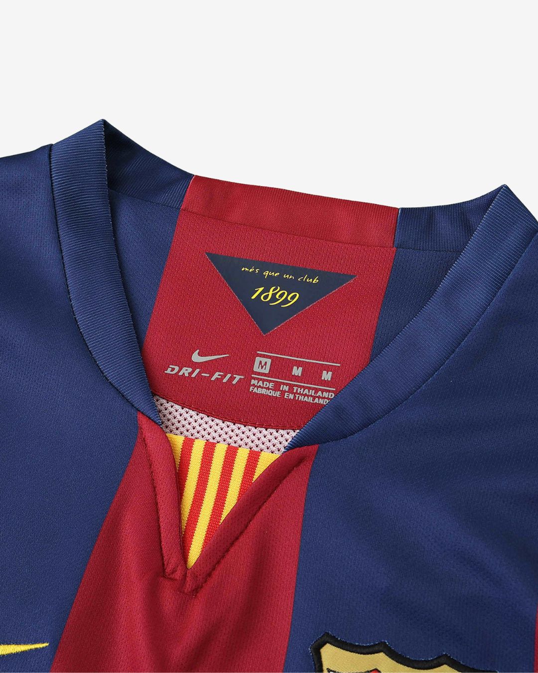 Barcelona 14-15 Home Long Sleeve Retro Jersey